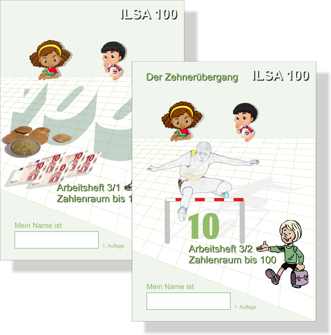 ILSA-Arbeitshefte 3 (ZR100 und Zehnerübergänge), Deckblätter
